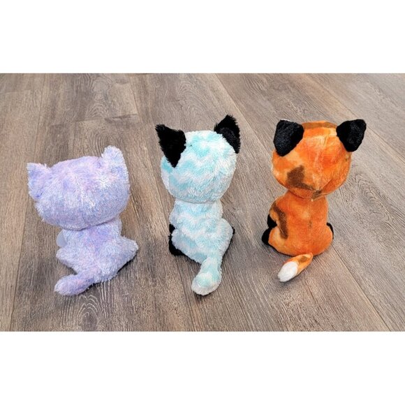 Ty Beanie Boos Lot Of 3 Cassidy Atlas Meadow Plush Stuffed Animal Toy - Picture 4 of 10